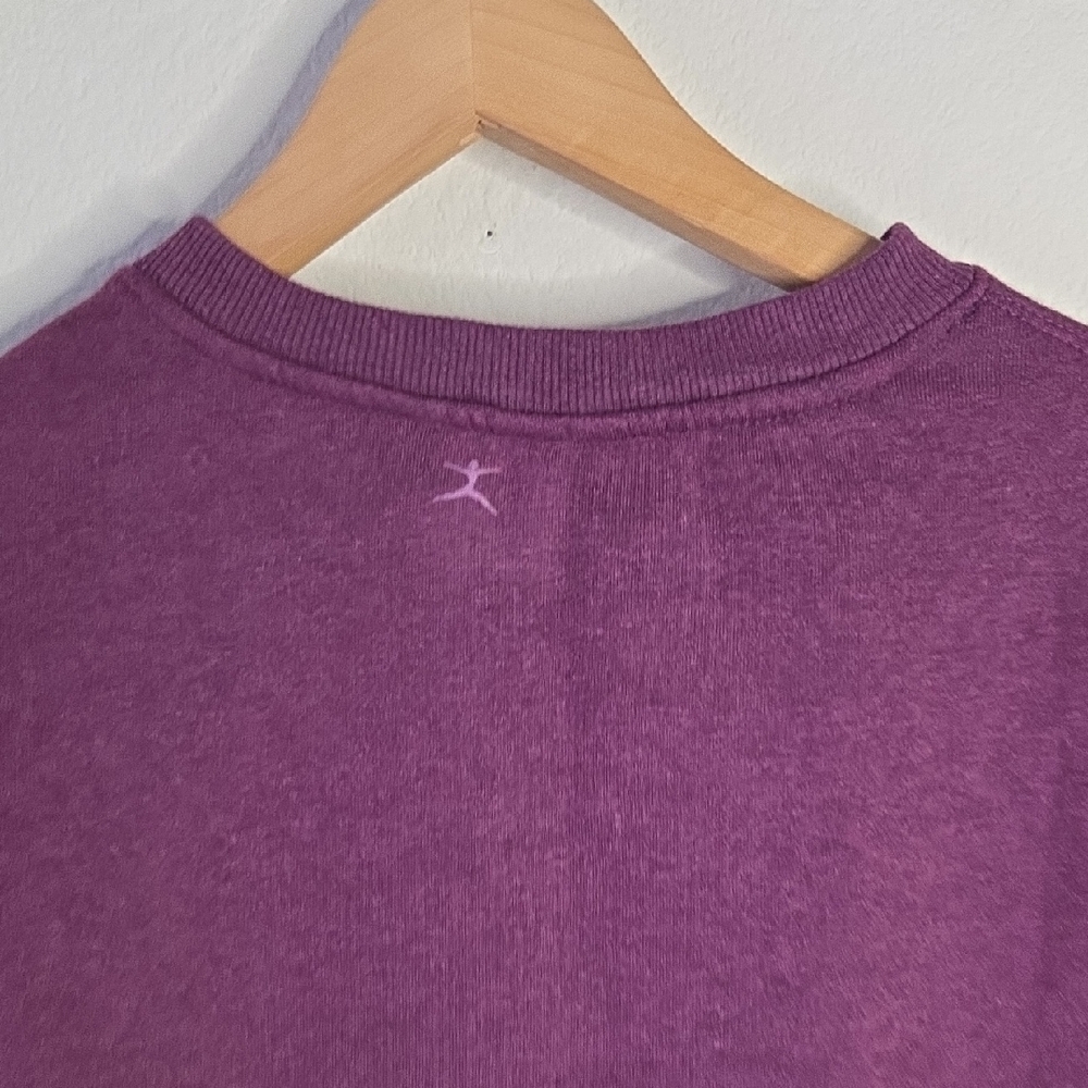 Danskin Crewneck Sweatshirt in Burgundy Sz L NWT Soft Cozy Comfy Casual Giftable - Picture 6 of 12